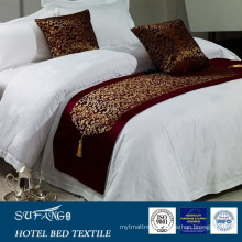100% cotton Hotel bedding white free sample